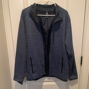 Johnnie- O windbreaker fleece front zip jacket